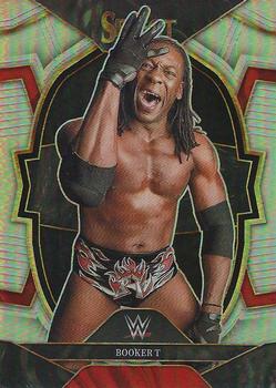 2023 Panini Select WWE - Silver Prizms #77 Booker T Front