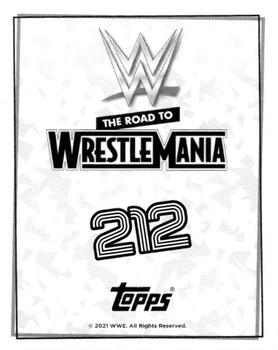 2021 Topps WWE Road to WrestleMania Stickers #212 Bo Dallas Back