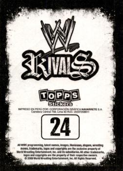 2009 Topps WWE Rivals Spanish #24 Kane Back