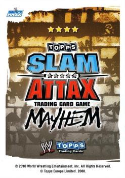 2010 Topps Slam Attax WWE Mayhem (UK Variant) #NNO Drew McIntyre Back