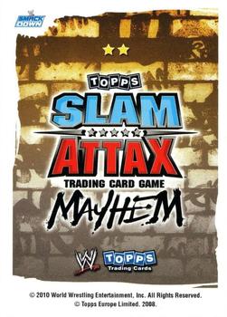 2010 Topps Slam Attax WWE Mayhem (UK Variant) #NNO Matt Striker Back