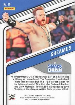 2023 Donruss Elite WWE - Purple #39 Sheamus Back