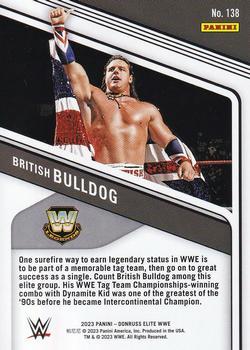 2023 Donruss Elite WWE - Purple #138 British Bulldog Back