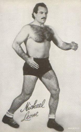 1950 Exhibit Wrestling #NNO Michele Leone Front