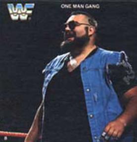1988 Quaker Dipps WWF #8 One Man Gang Front
