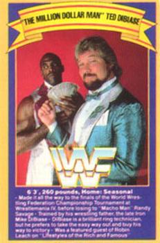 1989 Gold Bond Ice Cream WWF #NNO 