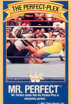 1991 Gold Bond Ice Cream WWF #NNO Mr. Perfect Front