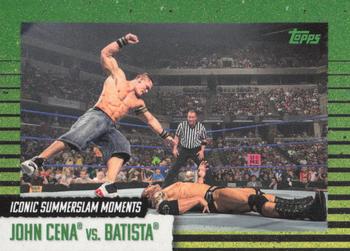2021 Topps Now WWE Summer Of Cena #NNO John Cena vs. Batista Front