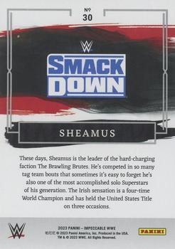 2023 Panini Impeccable WWE #30 Sheamus Back