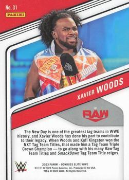 2023 Donruss Elite WWE - Aspirations #31 Xavier Woods Back