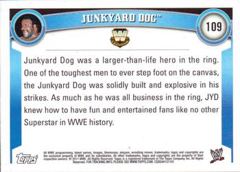 2011 Topps WWE #109 Junkyard Dog Back