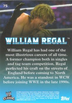 2011 Topps WWE Classic #75 William Regal Back