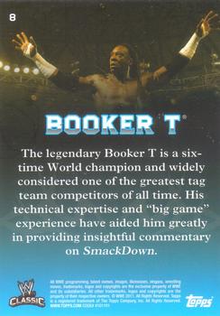2011 Topps WWE Classic #8 Booker T Back