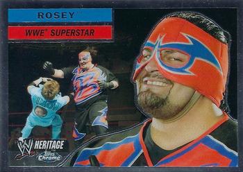 2006 Topps Heritage Chrome WWE #9 Rosey Front