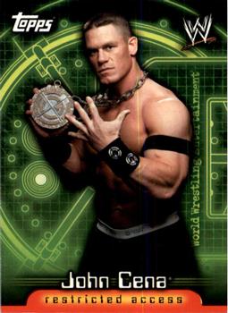 2006 Topps WWE Insider #9 John Cena  Front
