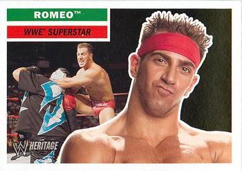 2005 Topps Heritage WWE #56 Romeo Front