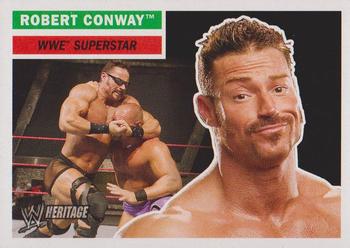 2005 Topps Heritage WWE #58 Robert Conway Front