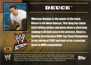 2007 Topps Action WWE #34 Deuce Back