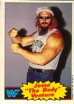 1985 O-Pee-Chee WWF Pro Wrestling Stars #11 Jesse The Body Ventura Front