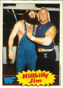 1985 O-Pee-Chee WWF Pro Wrestling Stars #15 Hillbilly Jim Front