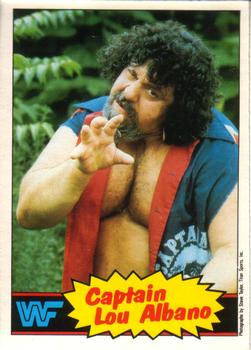 1985 O-Pee-Chee WWF Pro Wrestling Stars #3 Captain Lou Albano Front