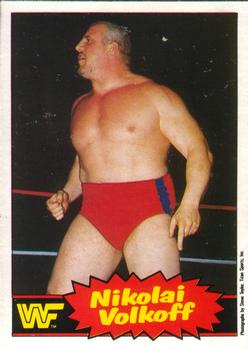 1985 O-Pee-Chee WWF Pro Wrestling Stars Series 2 #1 Nikolai Volkoff Front
