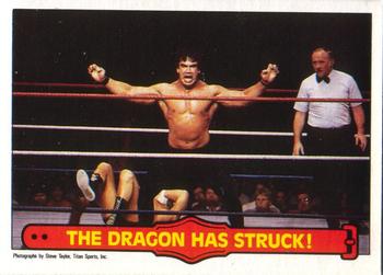 1985 O-Pee-Chee WWF Pro Wrestling Stars Series 2 #26 The Dragon Has Struck! Front