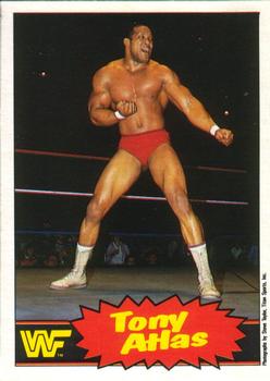 1985 O-Pee-Chee WWF Pro Wrestling Stars Series 2 #3 Tony Atlas Front