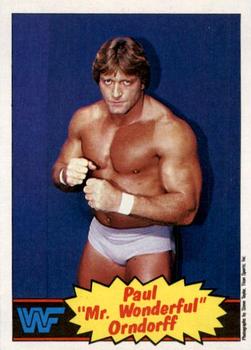 1985 Topps WWF Pro Wrestling Stars #5 Paul Orndorff Front
