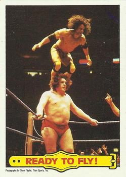 1985 Topps WWF Pro Wrestling Stars #53 Ready To Fly! Front