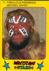 1986 Monty Gum Wrestling Stars #71 Fabulous Free-Birds: Michael Hayes Front