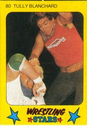 1986 Monty Gum Wrestling Stars #80 Tully Blanchard Front