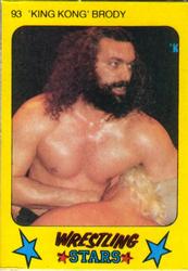 1986 Monty Gum Wrestling Stars #93 