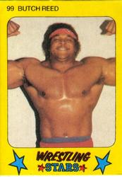 1986 Monty Gum Wrestling Stars #99 Butch Reed Front