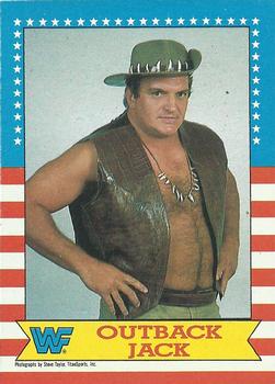 1987 Topps WWF #14 Outback Jack  Front