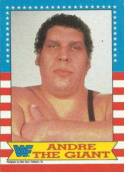 1987 Topps WWF #2 Andre the Giant  Front