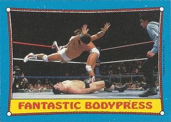 1987 Topps WWF #60 Fantastic Bodypress Front
