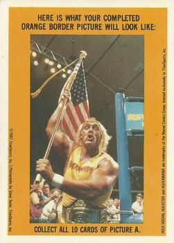 1987 Topps WWF - Stickers #2 Hulk Hogan  Back