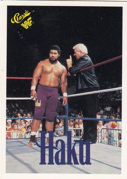 1990 Classic WWF #135 Haku Front