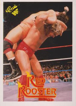 1990 Classic WWF #91 Red Rooster Front