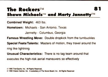 1990 Classic WWF #81 The Rockers Back