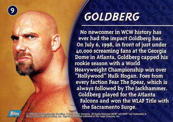 1998 Topps WCW/nWo #09 Goldberg  Back