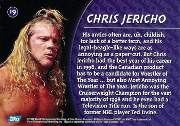 1998 Topps WCW/nWo #19 Chris Jericho  Back