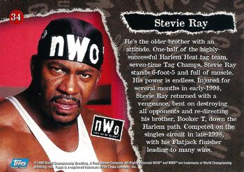1998 Topps WCW/nWo #34 Stevie Ray  Back