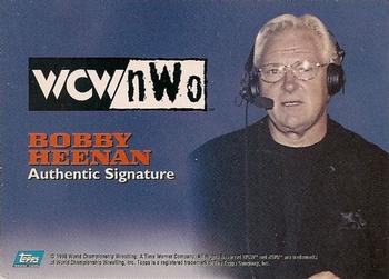 1998 Topps WCW/nWo - Authentic Signatures #NNO Bobby The Brain Heenan  Back