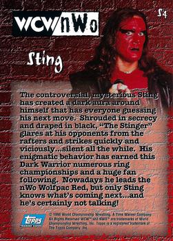 1998 Topps WCW/nWo - Stickers #S4 Sting  Back