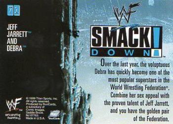 1999 Comic Images WWF SmackDown! #71 Jeff Jarrett / Debra Back