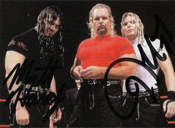 1999 Comic Images WWF SmackDown! - Autographs #5 Jeff Hardy / Matt Hardy Front