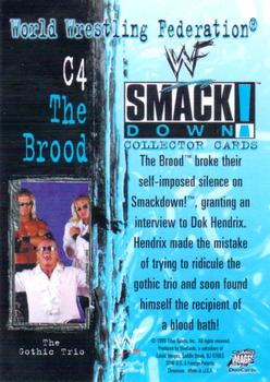 1999 Comic Images WWF SmackDown! - Chrome Inserts #C4 The Brood  Back