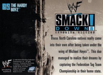 1999 Comic Images WWF SmackDown! Chromium #30 Jeff Hardy / Michael P.S. Hayes / Matt Hardy Back
